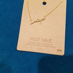 Las vegas pendant necklace
